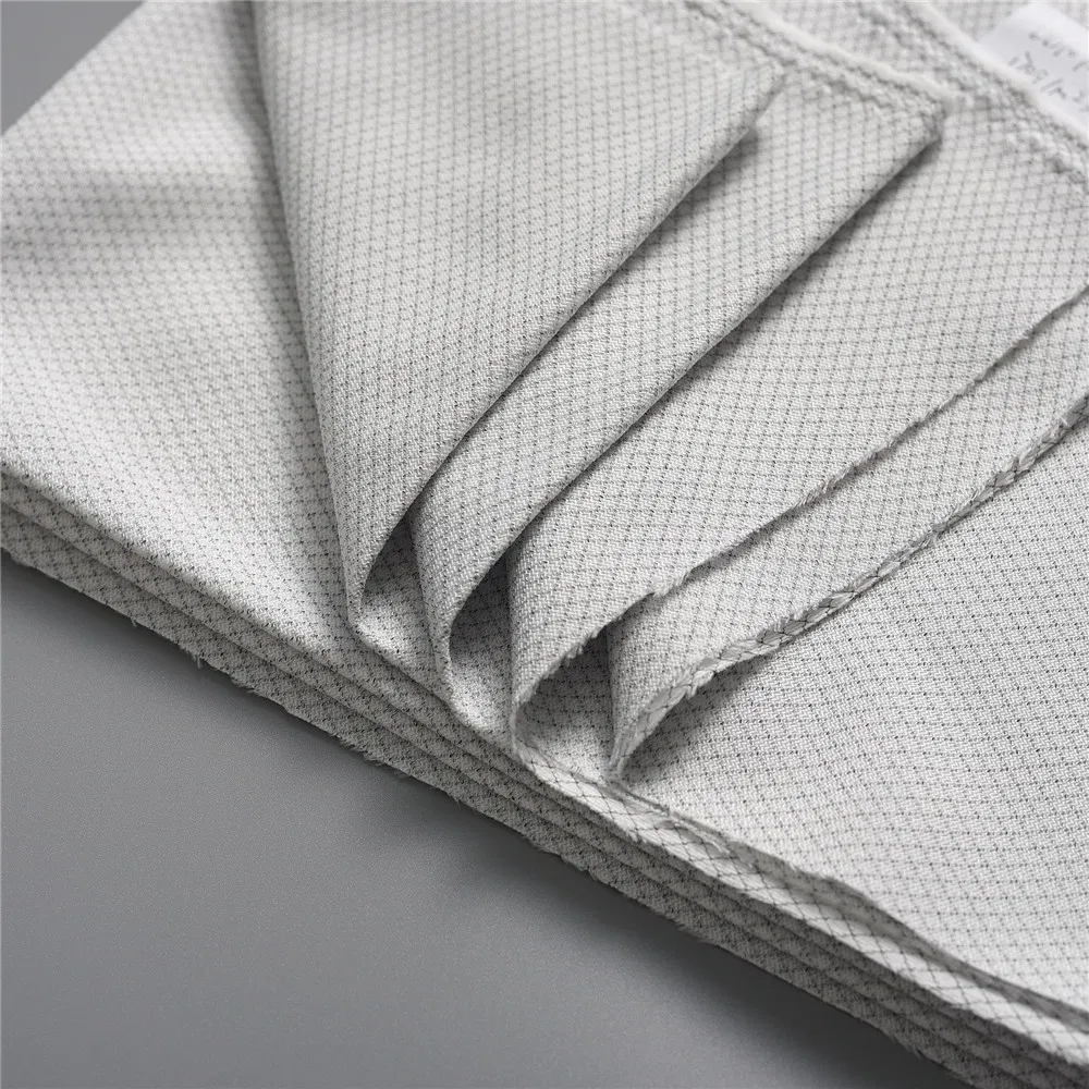 Polyester Antistatic ESD Fabric 5mm Grid Cloth for Industry Wokerwear